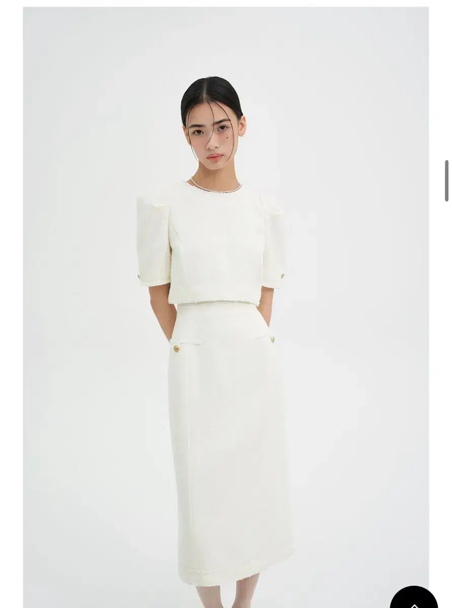 플로움 the moon dress (white) S